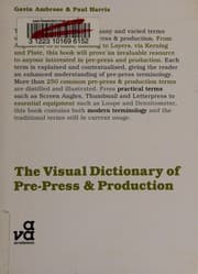 Tapa de The visual dictionary of pre-press & production