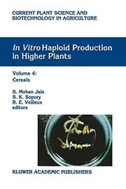 Tapa de In Vitro Haploid Production in Higher Plants : Volume 4