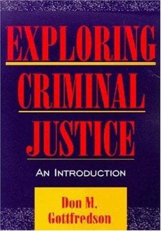 Tapa de Exploring criminal justice