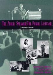 Tapa de The public speaker/the public listener