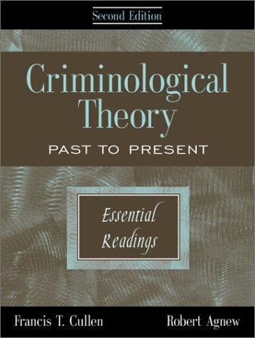 Tapa de Criminological theory