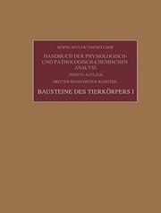 Tapa de Bausteine des Tierkörpers I