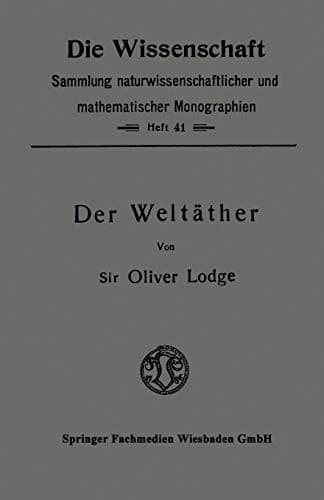 Tapa de Der Weltäther