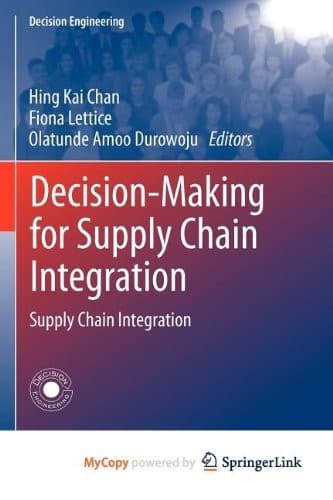 Tapa de Decision-Making for Supply Chain Integration