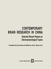 Tapa de Contemporary Brain Research in China