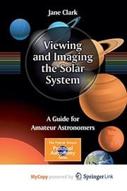 Tapa de Viewing and Imaging the Solar System