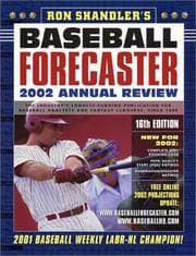 Tapa de Baseball Forecaster 2002 Annual Review
