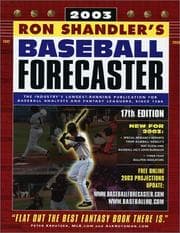 Tapa de Baseball Forecaster 2003