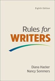 Tapa de Rules for Writers with Writing about Literature