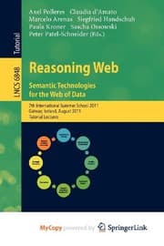 Tapa de Reasoning Web. Semantic Technologies for the Web of Data