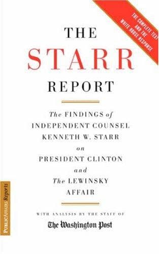 Tapa de The Starr report
