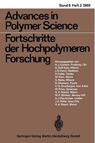 Tapa de Advances in Polymer Science 6/3