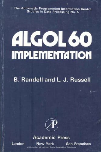 Tapa de Algol 60 implementation