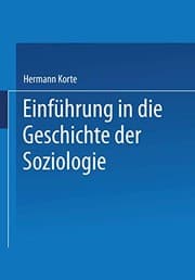 Tapa de Einführung in die Geschichte der Soziologie