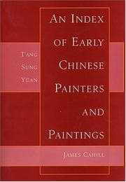 Tapa de Index of Early Chinese Painters & Paintings