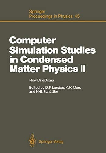 Tapa de Computer Simulation Studies in Condensed Matter Physics II