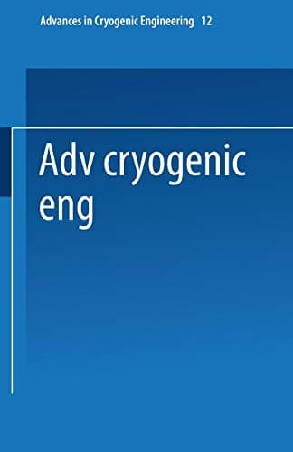 Tapa de Advances in Cryogenic Engineering
