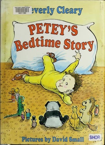 Tapa de Petey's bedtime story