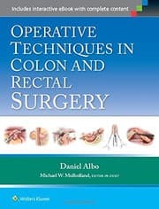 Tapa de Operative Techniques in Colon and Rectal Surgery