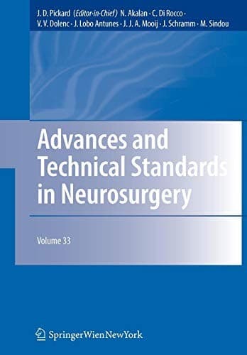 Tapa de Advances and Technical Standards in Neurosurgery