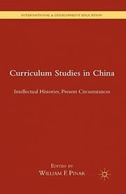 Tapa de Curriculum Studies in China