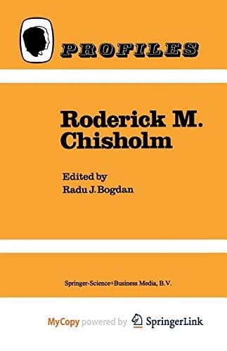Tapa de Roderick M. Chisholm