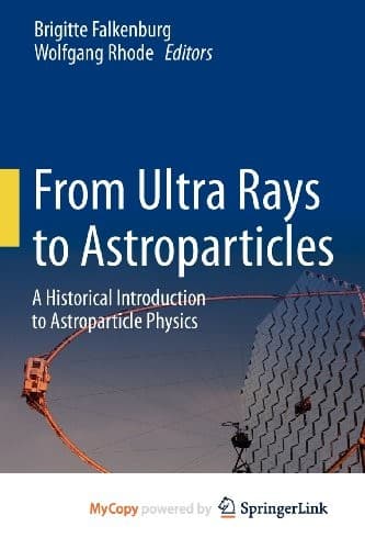 Tapa de From Ultra Rays to Astroparticles