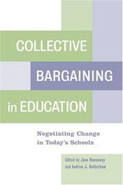 Tapa de Collective bargaining in education