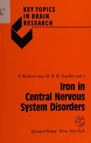 Tapa de Iron in central nervous system disorders