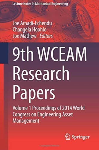 Tapa de 9th WCEAM Research Papers