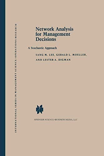Tapa de Network Analysis for Management Decisions