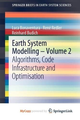 Tapa de Earth System Modelling - Volume 2