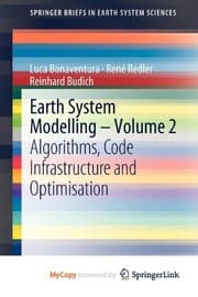 Tapa de Earth System Modelling - Volume 2