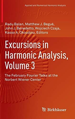Tapa de Excursions in Harmonic Analysis, Volume 3