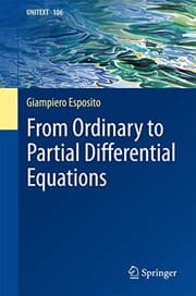 Tapa de From Ordinary to Partial Differential Equations