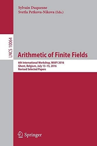 Tapa de Arithmetic of Finite Fields