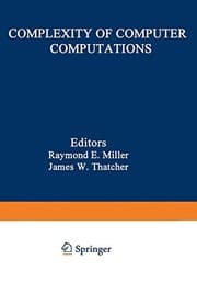 Tapa de Complexity of Computer Computations
