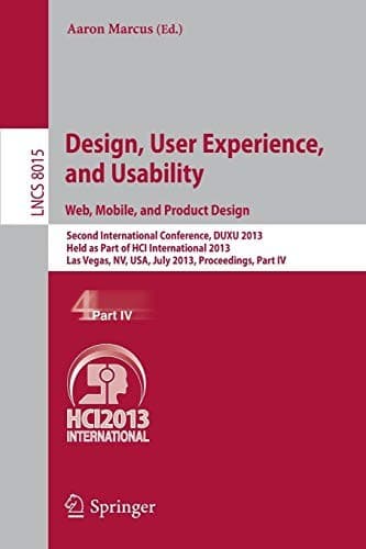 Tapa de Design, User Experience, and Usability