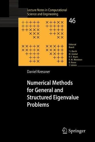 Tapa de Numerical Methods for General and Structured Eigenvalue Problems