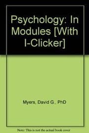 Tapa de Psychology in Modules  & iClicker