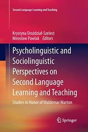 Tapa de Psycholinguistic and Sociolinguistic Perspectives on Second Language Learning and Teaching
