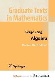Tapa de Algebra