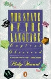 Tapa de State of the Language English Observed