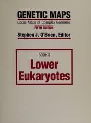 Tapa de Genetic Maps Book III Lower Eukaryotes (Genetic Maps Book 3) (Genetic Maps Book 3)