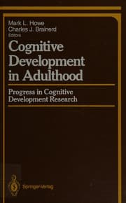 Tapa de Cognitive development in adulthood