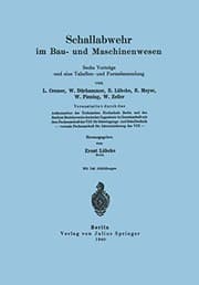 Tapa de Schallabwehr im Bau- und Maschinenwesen
