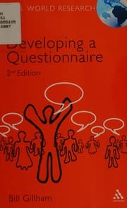 Tapa de Developing a questionnaire