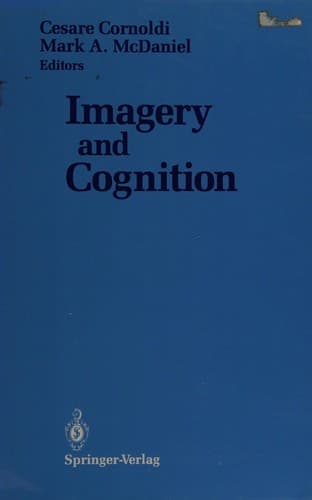 Tapa de Imagery and cognition