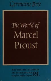 Tapa de The world of Marcel Proust