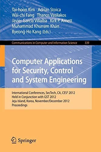 Tapa de Computer Applications for Security, Control and System Engineering
